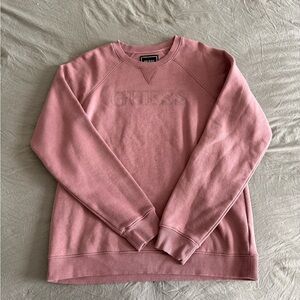 GUESS Men's Dusty Rose Crewneck Sweater